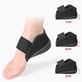 Height Increasing Heel Cushion Insole with Quick locking Straps