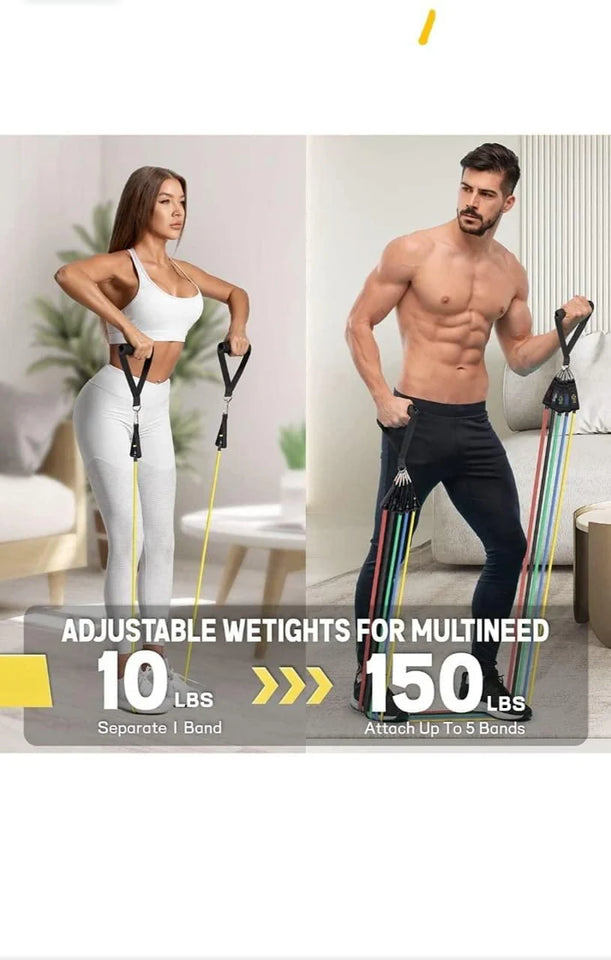 Resistance Bands Set for Heavy Workout (premium product for premium people)
